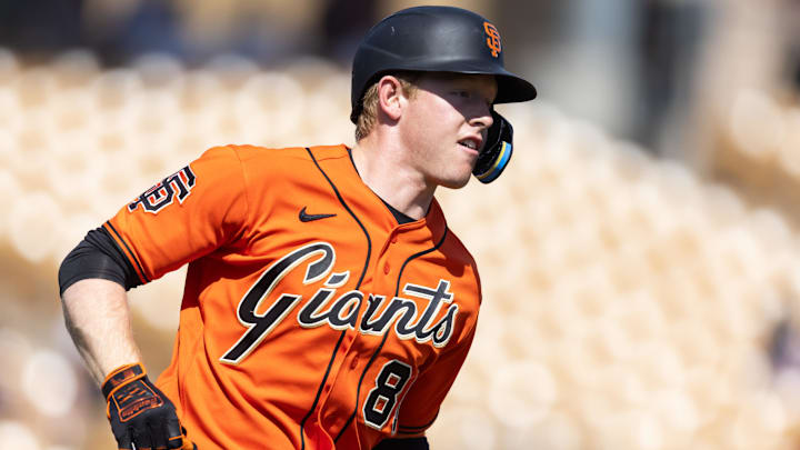 San Francisco Giants third baseman Parks Harber.