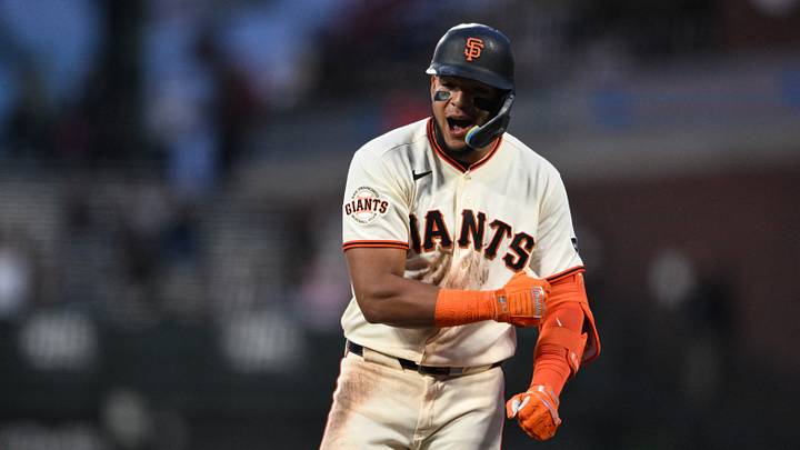 San Francisco Giants left fielder Victor Bericoto Credit: Eakin Howard-Imagn Images San Francisco Giants left fielder Victor Bericoto Credit: Eakin Howard-Imagn Images