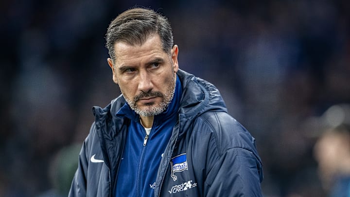 Cristian Fiel droht das Aus als Hertha-Coach.