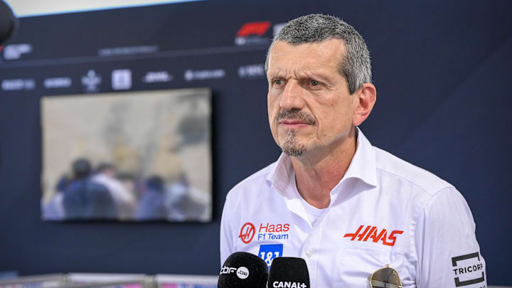 Oct 22, 2022; Austin, Texas, USA; Haas Formula One Team engineer Guenther Steiner is interviewed