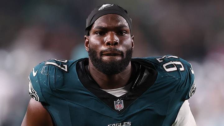 Philadelphia Eagles defensive tackle Moro Ojomo Philadelphia Eagles defensive tackle Moro Ojomo