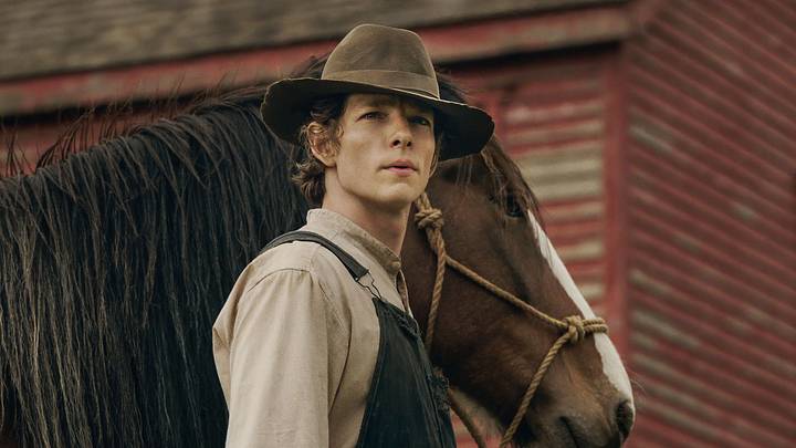 East of Eden. Mike Faist as Charles Trask in episode 101 of East of Eden. Cr. Courtesy of Netflix © 2026 East of Eden. Mike Faist as Charles Trask in episode 101 of East of Eden. Cr. Courtesy of Netflix © 2026