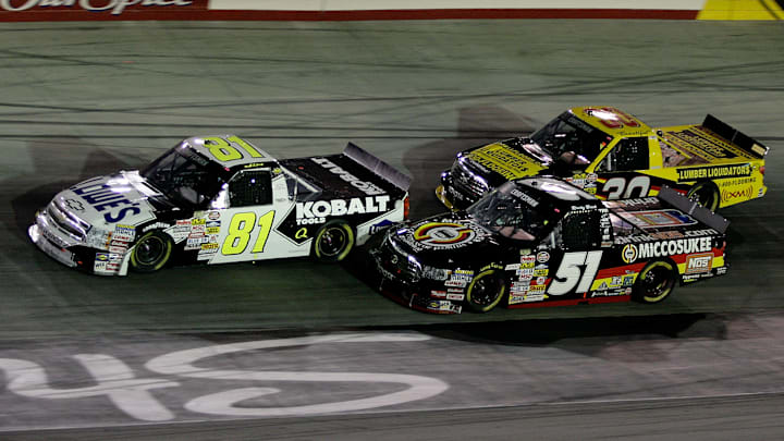 Jimmie Johnson, Kyle Busch, Todd Bodine, NASCAR Truck Series