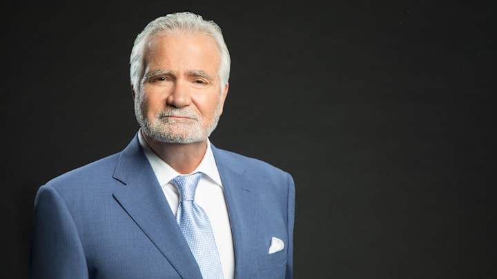 John McCook of the CBS series THE BOLD AND THE BEAUTIFUL, Weekdays (1:30-2:00 PM, ET; 12:30-1:00 PM, PT) on the CBS Television Network. Photo: Cliff Lipson/CBS ÃÂ©2018 CBS Broadcasting, Inc. All Rights Reserved