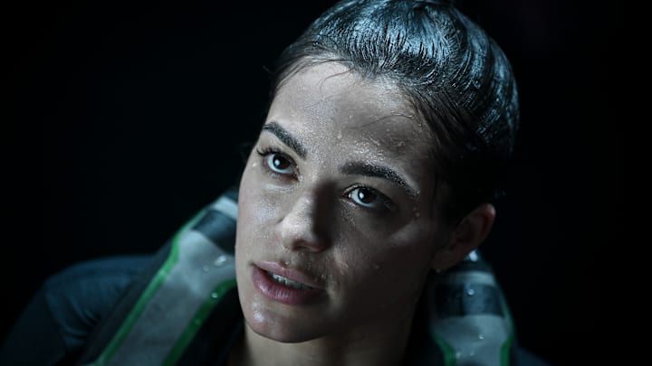 “Like Breathing Again” – While breaking up a bonfire party, the station 42 crew is called to complete a dangerous and highly complex cave rescue, on FIRE COUNTRY, Friday, Feb. 23 (9:00-10:00 PM, ET/PT) on the CBS Television Network, and streaming on Paramount+ (live and on demand for Paramount+ with SHOWTIME subscribers, or on demand for Paramount+ Essential subscribers the day after the episode airs)*. Episode directed by series star Kevin Alejandro. Pictured: Stephanie Arcila as Gabriela