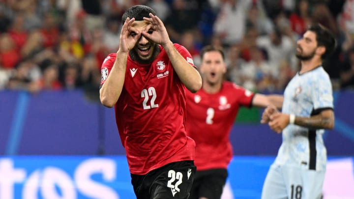 Georgai stunned Portugal in Group F clash