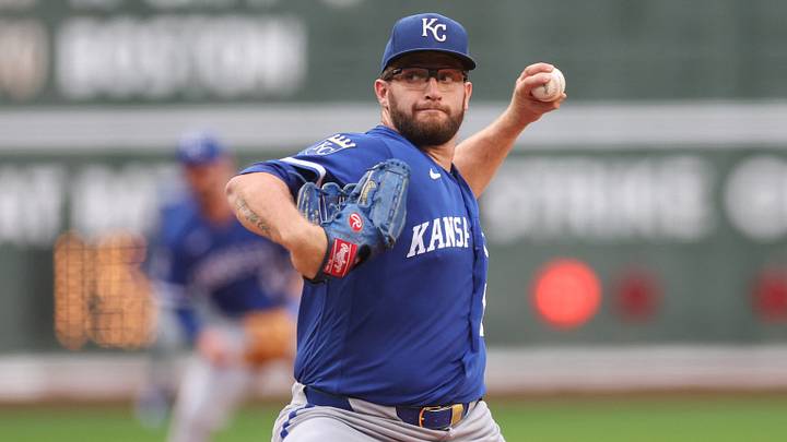 Sep 13, 2026; Boston, Massachusetts, USA; Kansas City Royals starting pitcher Noah Cameron (65) delivers a pitch during the first inning against the Boston Red Sox at Fenway Park. Mandatory Credit: Paul Rutherford-Imagn Images Sep 13, 2026; Boston, Massachusetts, USA; Kansas City Royals starting pitcher Noah Cameron (65) delivers a pitch during the first inning against the Boston Red Sox at Fenway Park. Mandatory Credit: Paul Rutherford-Imagn Images