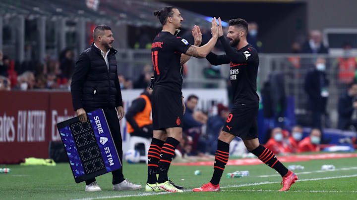 Zlatan Ibrahimovic, Olivier Giroud