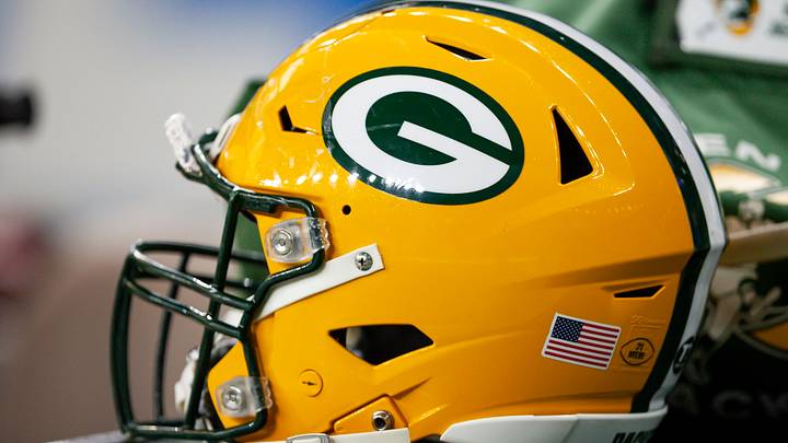 Green Bay Packers helmet; Raj Mehta Green Bay Packers helmet; Raj Mehta