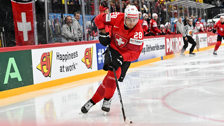 Switzerland v Denmark - 2025 IIHF Ice Hockey World Championship