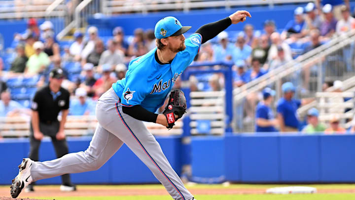 Miami Marlins starting pitcher Braxton Garrett