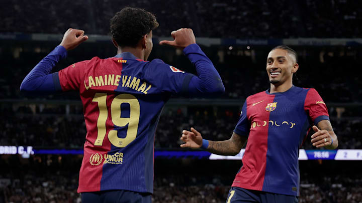 Raphinha is not the first and will not be the last to laud Lamine Yamal