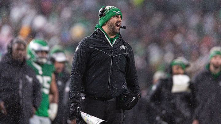 Nov 26, 2023; Philadelphia, Pennsylvania, USA; Philadelphia Eagles head coach Nick Sirianni during