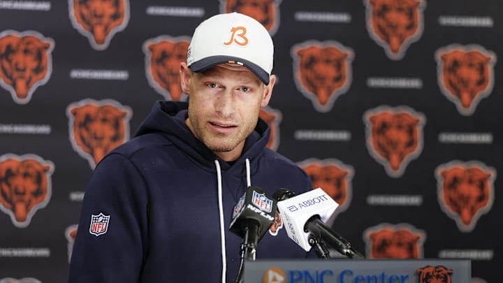 Chicago Bears head coach Ben Johnson