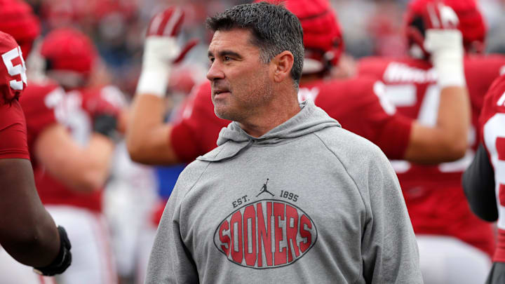 Oklahoma offensive coordinator Seth Littrell walks on the field before OU's 2024 spring game. Littrell is now a senior offensive analyst at Tennessee. Oklahoma offensive coordinator Seth Littrell walks on the field before OU's 2024 spring game. Littrell is now a senior offensive analyst at Tennessee.