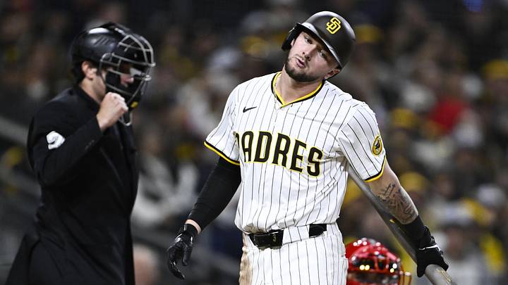 San Diego Padres outfielder Jackson Merrill. San Diego Padres outfielder Jackson Merrill.