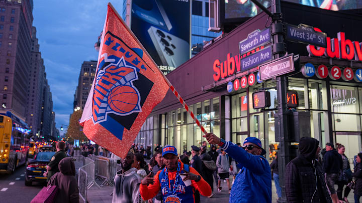 New York Knicks Host Watch Party For NBA Eastern Conference Finals