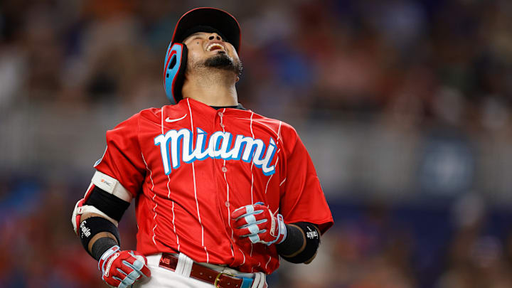 Los Marlins no descartan cambiar a Luis Arráez en esta temporada muerta de MLB
