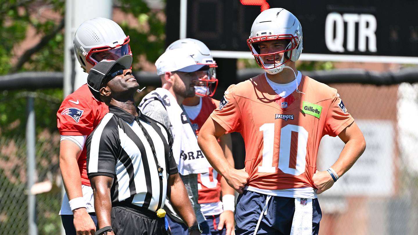 Patriots Minicamp Notebook: Drake Maye Excellent, Veterans R