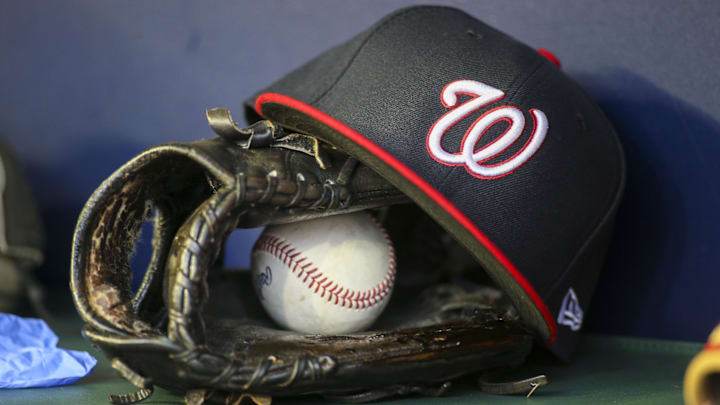Dark blue Washington Nationals hat Dark blue Washington Nationals hat