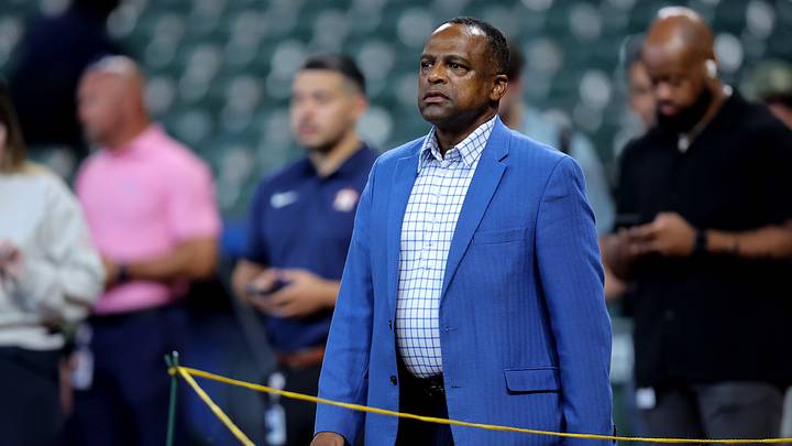 Aug 15, 2026; Houston, Texas, USA; Houston Astros general manager Dana Brown prior to the game against the Seattle Mariners at Daikin Park. Mandatory Credit: Erik Williams-Imagn Images Aug 15, 2026; Houston, Texas, USA; Houston Astros general manager Dana Brown prior to the game against the Seattle Mariners at Daikin Park. Mandatory Credit: Erik Williams-Imagn Images