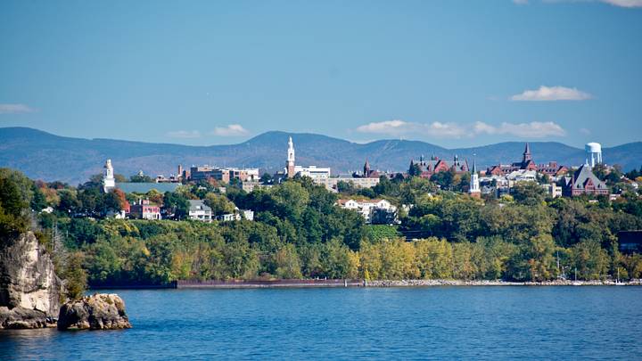 Burlington skyline, Vermont