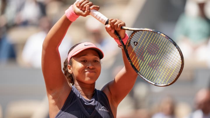 Naomi Osaka has returned to Wimbledon.