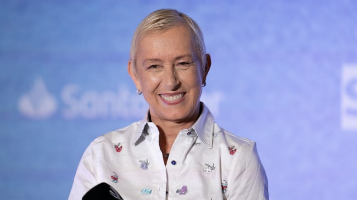 Martina Navratilova drank beer from the Stanley Cup.