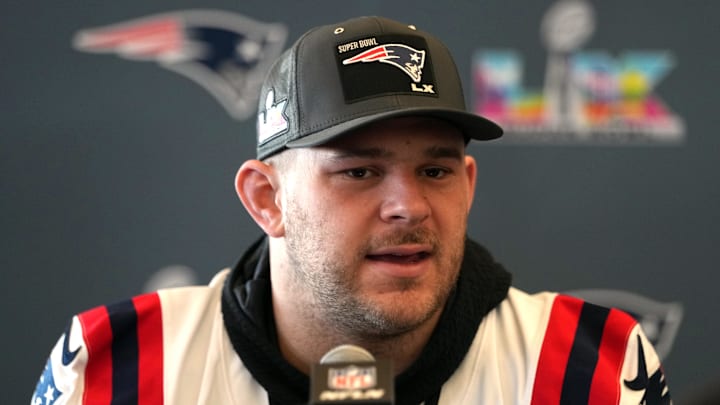 New England Patriots center Garrett Bradbury New England Patriots center Garrett Bradbury