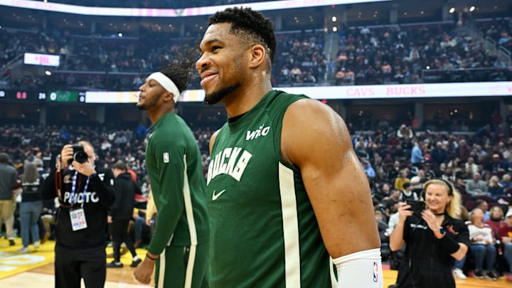 Milwaukee Bucks v Cleveland Cavaliers Milwaukee Bucks v Cleveland Cavaliers