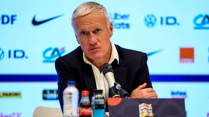 Didier Deschamps et les joueurs de l'équipe de France s'apprêtent à affronter Israël en Ligue des Nations Didier Deschamps et les joueurs de l'équipe de France s'apprêtent à affronter Israël en Ligue des Nations
