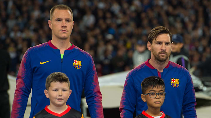 Marc-Andre ter Stegen admires Lionel Messi but didn't always see eye-to-eye with the all-time great