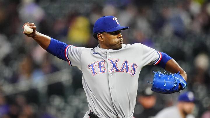 Texas Rangers pitcher Kumar Rocker.