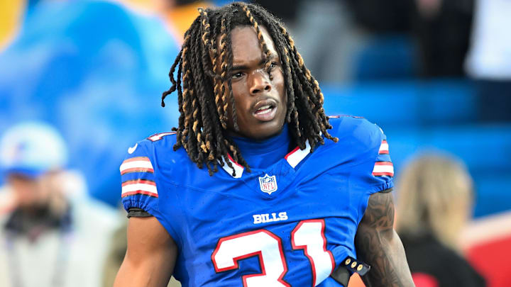 Buffalo Bills cornerback Maxwell Hairston warms up before a game against the Kansas City Chiefs. Buffalo Bills cornerback Maxwell Hairston warms up before a game against the Kansas City Chiefs.
