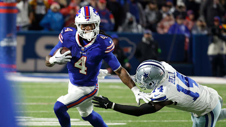 Buffalo Bills running back James Cook.