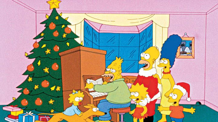 THE SIMPSONS: Homer tries to earn extra money to buy Christmas presents for the family, and everything he does goes wrong. Fortunately, he is rescued by SantaÕs Little Helper in an encore of the 1989 Christmas special ÒSimpsons Roasting on an Open FireÓ of THE SIMPSONS airing Sunday, Dec. 23 (8:00-8:30 PM ET/PT) on FOX. This special was the very first full-length episode of THE SIMPSONS to ever air on December 18, 1989. THE SIMPSONS ª and © 2018 TTCFFC ALL RIGHTS RESERVED.