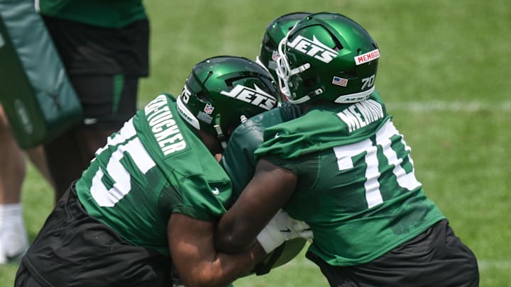 NY Jets offensive lineman Alijah Vera-Tucker