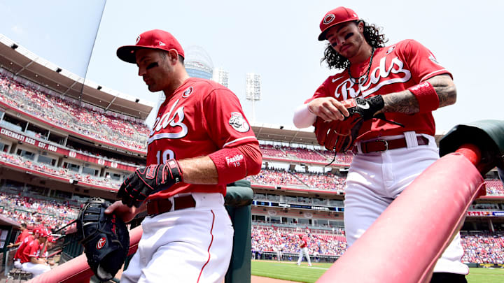Cincinnati Reds Joey Votto, Jonathan India