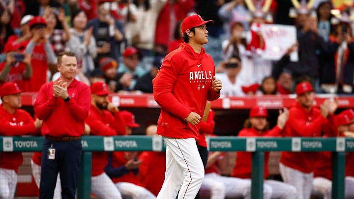 Oakland Athletics v Los Angeles Angels