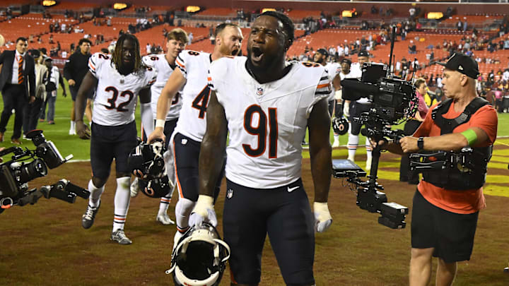 DE Yannick Ngakoue is one of five free agents whom the Bears should let walk this offseason. 
