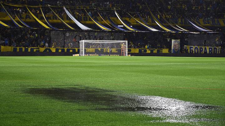 La Bombonera inundada para el partido Boca vs Newell's.