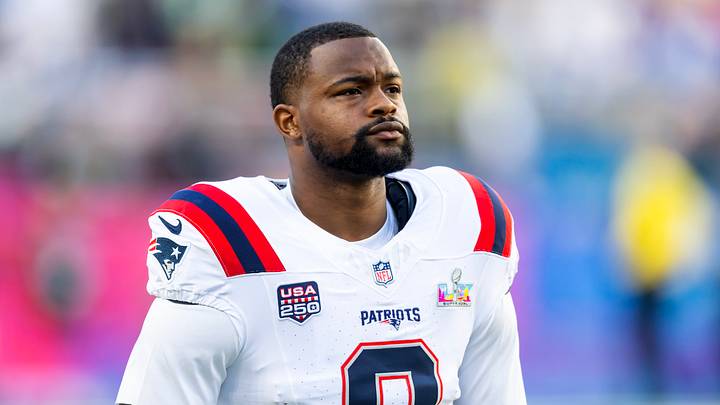 Feb 8, 2026; Santa Clara, CA, USA; New England Patriots wide receiver Kayshon Boutte (9) against the Seattle Seahawks during Super Bowl LX at Levi's Stadium. Mandatory Credit: Mark J. Rebilas-Imagn Images Feb 8, 2026; Santa Clara, CA, USA; New England Patriots wide receiver Kayshon Boutte (9) against the Seattle Seahawks during Super Bowl LX at Levi's Stadium. Mandatory Credit: Mark J. Rebilas-Imagn Images