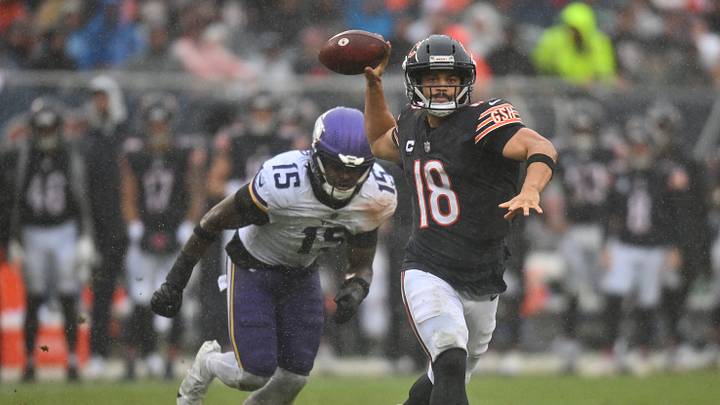 Chicago Bears quarterback Caleb Williams. Chicago Bears quarterback Caleb Williams.