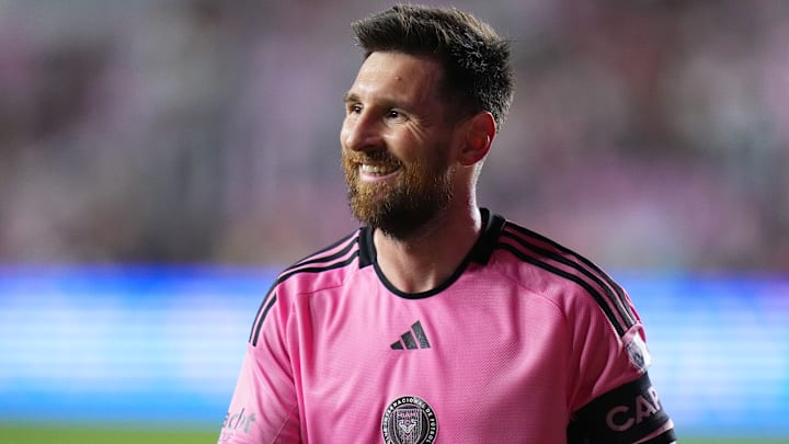 Lionel Messi at Inter Miami v Atlanta United - 2024 MLS Cup Playoffs