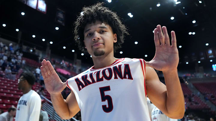 Arizona is favored against Arkansas in the Sweet 16.