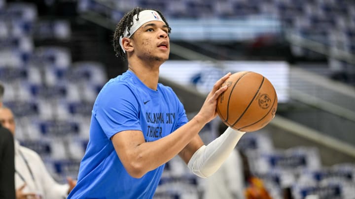 Oklahoma City Thunder forward Ousmane Dieng (13) Oklahoma City Thunder forward Ousmane Dieng (13)