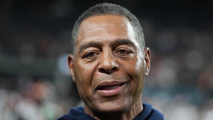 Dec 27, 2024; Las Vegas, NV, USA; Marcus Allen attends the game between the Texas A&M Aggies and the Southern California Trojans at Allegiant Stadium. Mandatory Credit: Kirby Lee-Imagn Images Dec 27, 2024; Las Vegas, NV, USA; Marcus Allen attends the game between the Texas A&M Aggies and the Southern California Trojans at Allegiant Stadium. Mandatory Credit: Kirby Lee-Imagn Images