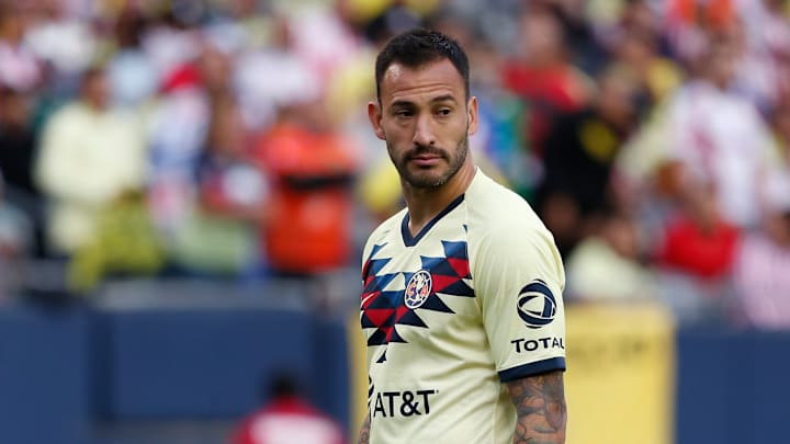 El jugador Emmanuel Aguilera en su paso por el América. El jugador Emmanuel Aguilera en su paso por el América.