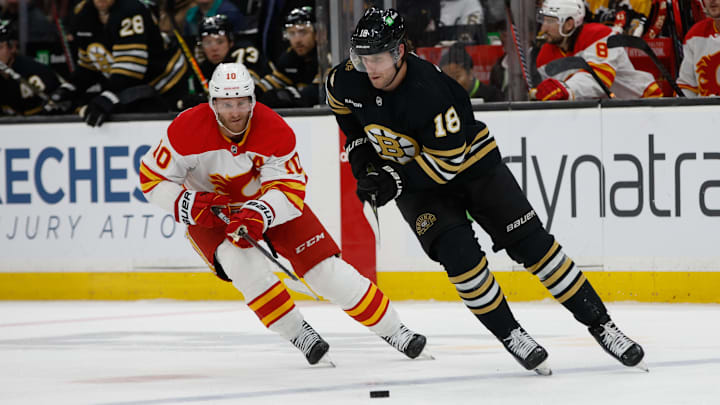 Calgary Flames v Boston Bruins