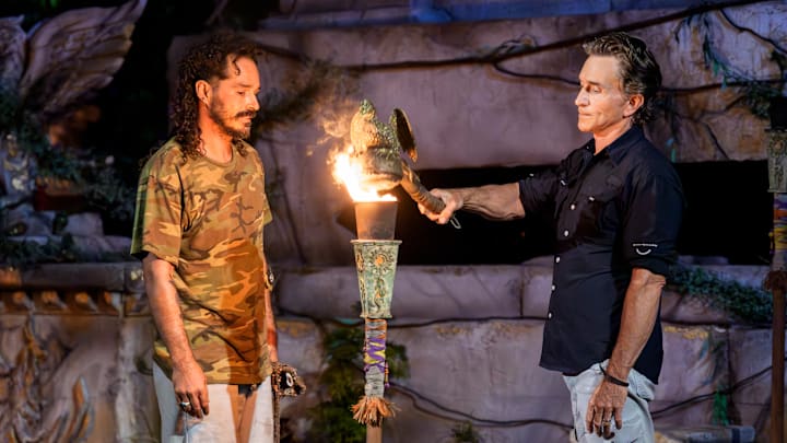 “Everyone Will Be Shooketh!” – Castaways find themselves on both a literal and figurative island after their return from what is regarded as one of the “craziest tribals of all time.” Castaways reflect on their letters from home and the family members that have impacted them. Then, a shocking incident takes place at this week’s immunity challenge, on SURVIVOR 50, Wednesday, May Photo: Robert Voets/CBS ©2025 CBS Broadcasting, Inc. All Rights Reserved.